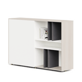 Dual-B Office Wooden Double Sided Partition Low Cabinet